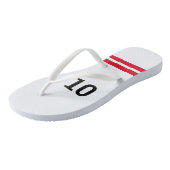 Funny 7-10 Split Bowling Buttone | Bowling Shoes Badesandalen (Schrägansicht)