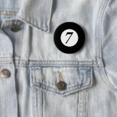 Funny 7 Ball Magic Seven Ball Billard Pool Rot Button (Beispiel)