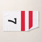 Funny 7 Button für Verlassen Bowlers Bowling Handtuch (Handtuch)