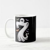 Funny 7 Ghost Meme Halloween Costume Matching Desi Kaffeetasse (Links)