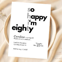 Funny 80. Geburtstag Funny Humuor Unglaublich witz