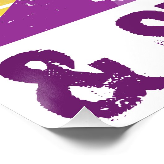 Funny 80. Geburtstag Heiß Poster (Ecke)