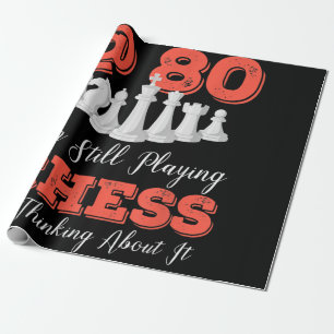 Funny 80. Geburtstagsgeschenk - 80 Jahre alte Scha Geschenkpapier