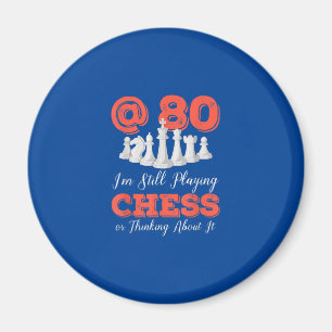 Funny 80. Geburtstagsgeschenk - 80 Jahre alte Scha Magnet