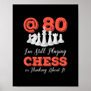 Funny 80. Geburtstagsgeschenk - 80 Jahre alte Scha Poster