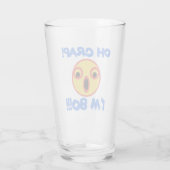 Funny 80. Geburtstagsgeschenk Glas (Rückseite)