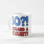 Funny 80. Geburtstagsgeschenk Kaffeetasse (Vorderseite Links)