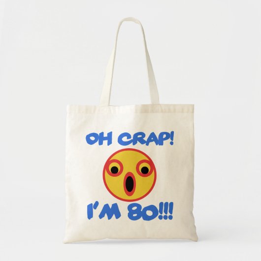 Funny 80. Geburtstagsgeschenk Tragetasche (Vorne)