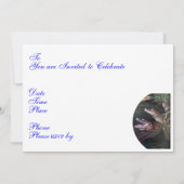 Funny 80. Geburtstagsparty Einladungen (Rückseite)