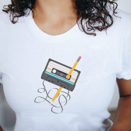 Funny 80er Music Retro Cassette Tape T-Shirt