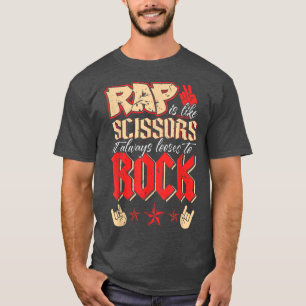 Funny 80er Rock Music Band Fan Rocker, Rap ist wie T-Shirt