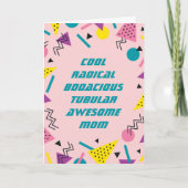 Funny 80er Slang Mütter Day Karte (Vorderseite)