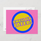 Funny 80er slang postkarte (Vorne/Hinten)