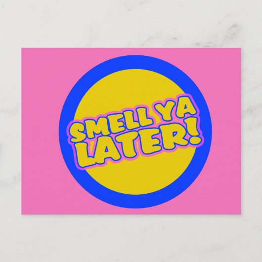 Funny 80er slang postkarte (Vorderseite)