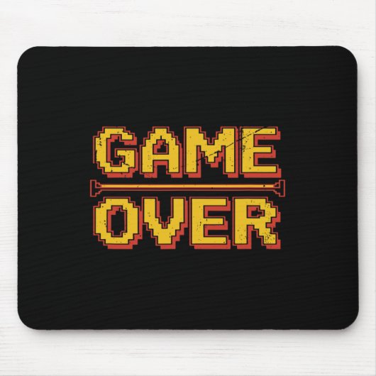 Funny 80s Arcade Retro Nostalgia Gamer Video Game  Mousepad (Vorne)
