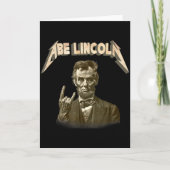 Funny 80s Metalcore Heavy Metal Music Band Abraham Karte (Vorderseite)