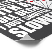 Funny 80th Birthday Ker Player 80 Year Old  Poster (Ecke)