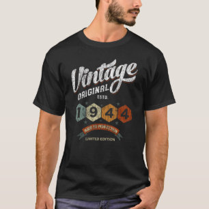 Funny 81 Year Old 1944 Vintages 81. Geburtstagsges T-Shirt