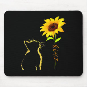 Funny 8647 Subtle 86 47 Cat Sonnenblume Trump Katz Mousepad