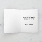 Funny 88. Geburtstag Glückwunsch Karte (Innenseite)