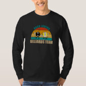 Funny 8 9 Ball Billiards Team Rack Lovers Billiard T-Shirt (Vorderseite)