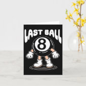 Funny 8 Ball Billiard Pool Player Aight Ball Billi Karte (Gelbe Blume)