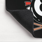 Funny 8 Ball Billiard Pool Player Aight Ball Billi Mousepad (Ecke)