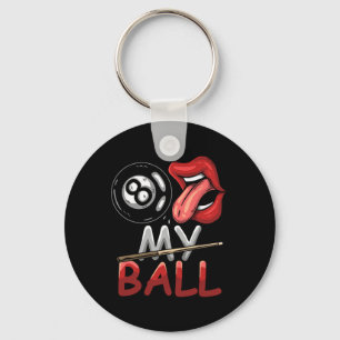 Funny 8 Ball Billiard Pool Player Aight Ball Billi Schlüsselanhänger