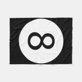 Funny 8 Ball Magic Billiards Pool Lazy Halloween C Fleecedecke (Vorderseite (Horizontal))