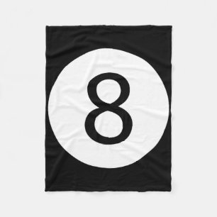Funny 8 Ball Magic Billiards Pool Lazy Halloween C Fleecedecke