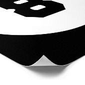 Funny 8 Ball Magic Eight Ball Billiard Pool Schwar Poster (Ecke)