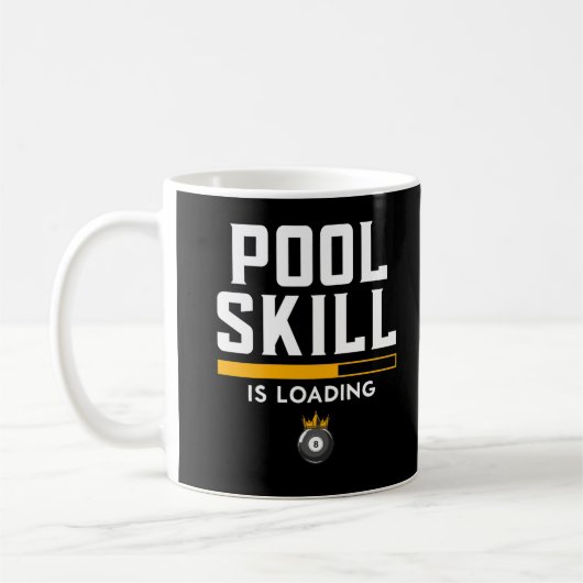 Funny 8 Ball Zitat Sport Billiard Pool Kaffeetasse (Links)