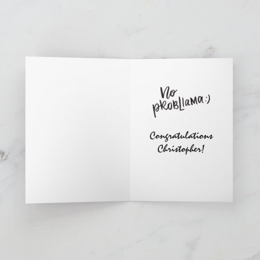 Funny 8. Grade Abschluss Card Karte (Innenseite)