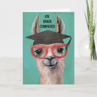 Funny 8. Grade Abschluss Card
