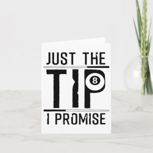 Funny 8 ll Pool Geschenk für Männer Frauen Cool Bi Karte