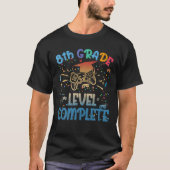 Funny 8th Level Complete Video Gamer 2021 Gr T-Shirt (Vorderseite)
