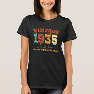 Funny 90 Jahre alt 1935 Vintages 90. Geburtstagsge T-Shirt