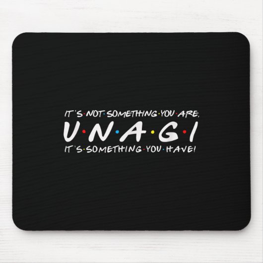 Funny 90er Redewendungen Nostalgie Apparel Unagi M Mousepad (Vorne)