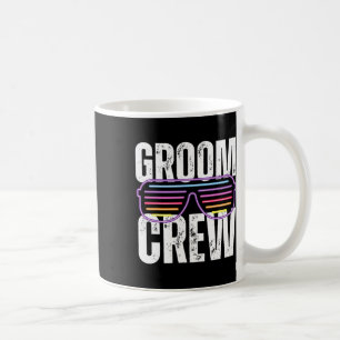 Funny 90s Groom Crew Sungles Bachelor Hochzeit Kaffeetasse