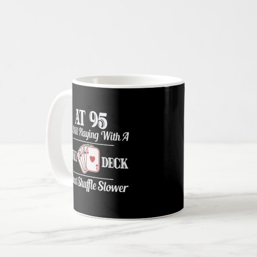Funny 95th Birthday Geschenk Lange Schläfchen Shir Kaffeetasse (Vorderseite Links)