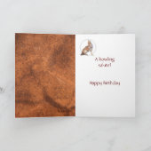 Funny 98. Geburtstag Howling Coyote Karte (Innenseite)