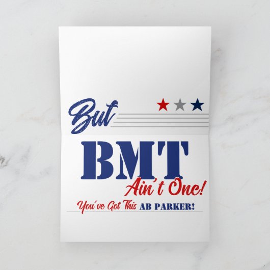 Funny 99 Problems Air Force Basic Training Card Karte (Innenseite)