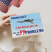 Funny 99 Problems Air Force Basic Training Card Karte