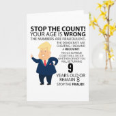 Funny 9th Year Birthday Present Happy Birth year Karte (Gelbe Blume)