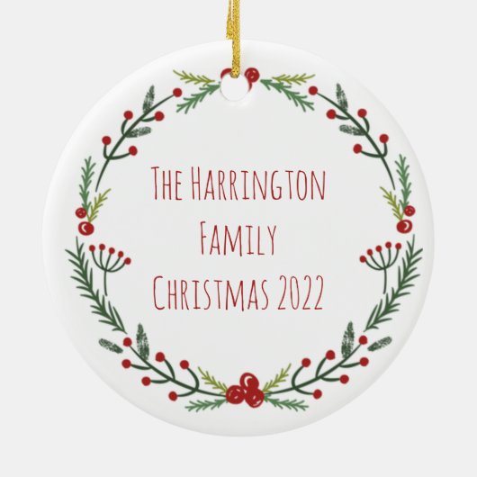 Funny a Christmas Carol First Line Dickens Zitat Keramik Ornament (Hinten)