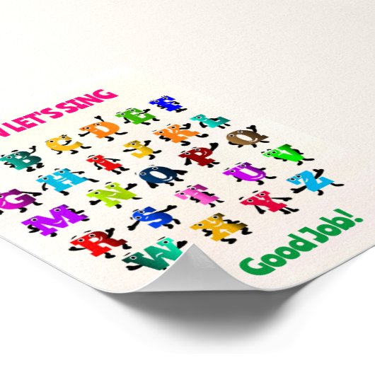 Funny ABC's Poster (Ecke)