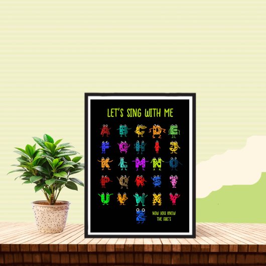Funny ABC's Poster