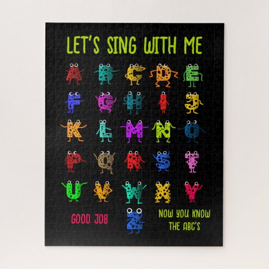 Funny ABC's Puzzle (Vertikal)