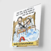 Funny Abe Lincoln W/Mary Todd Wall Clock Quadratische Wanduhr (Winkel)