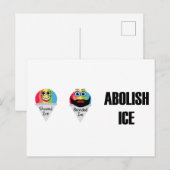 Funny Abolish Ice Feiertagspostkarte (Vorne/Hinten)